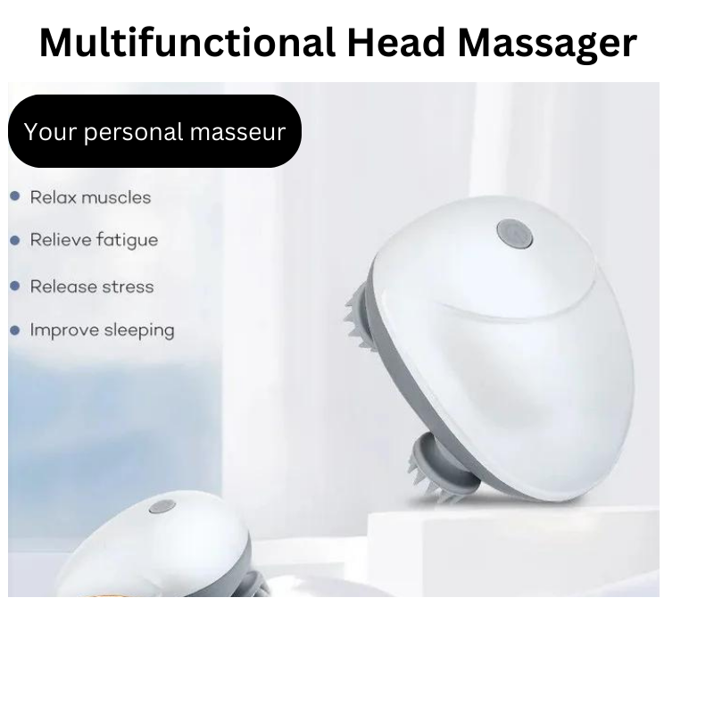 "BodyEase: Electric Scalp & Body Massager"